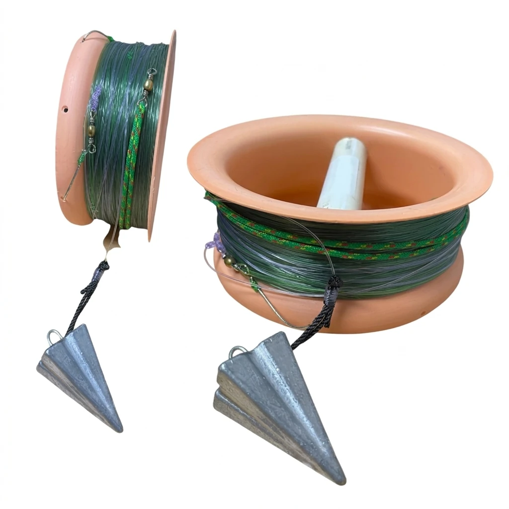 BOLEADOR PARA ORILLA 150MT NYLON #0.60 PLOMO 120GR